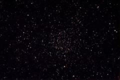 NGC 7789, Caroline’s Rose cluster in an open cluster in the constellation Cassiopeia. FOV is approximately 54' x 36'. This is twenty-four 300 second guided subs taken from my backyard on December 14th, 2021. A Canon EOS7D camera at ISO3200; iOptron CEM40G mount with a Celestron 127mm Mak-Cas f/12, FL 1500mm.