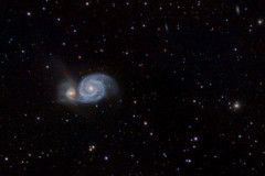 M51 the Whirlpool galaxy