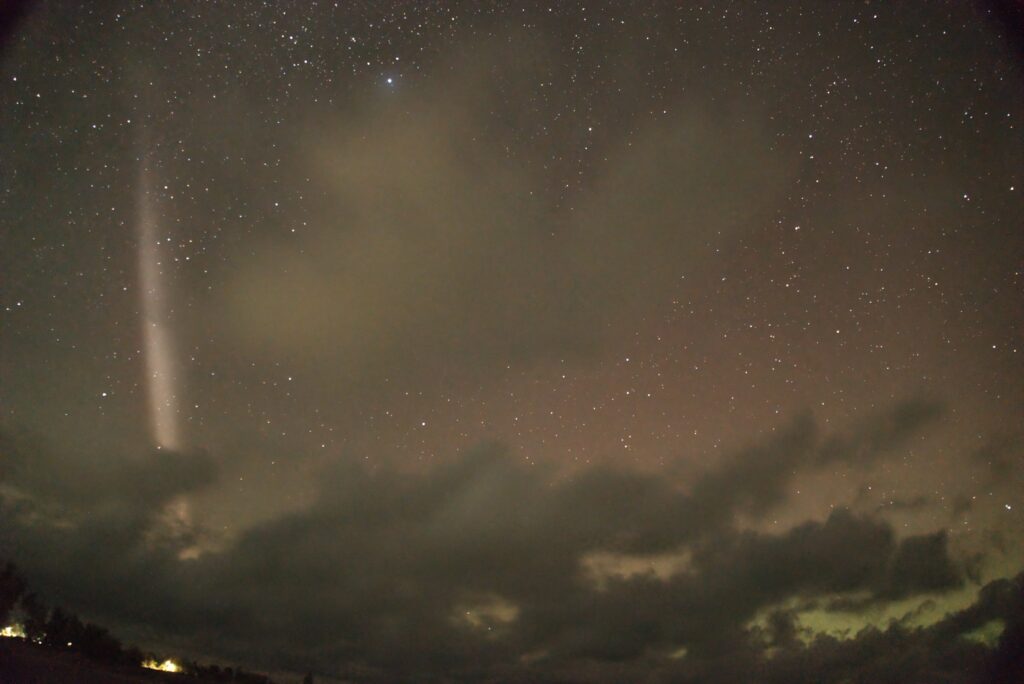 STEVE occurring during the Aurora